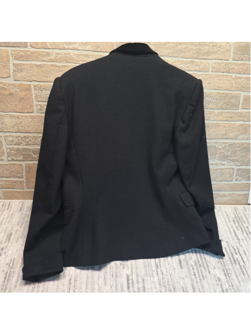 Ralph Lauren Royal Velvet Collar Crest Blazer Womens 100% Wool Double Breasted 8 - Picture 5 of 14